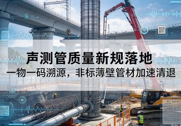 海曙声测管质量新规落地，一物一码溯源，非标薄壁管材加速清退